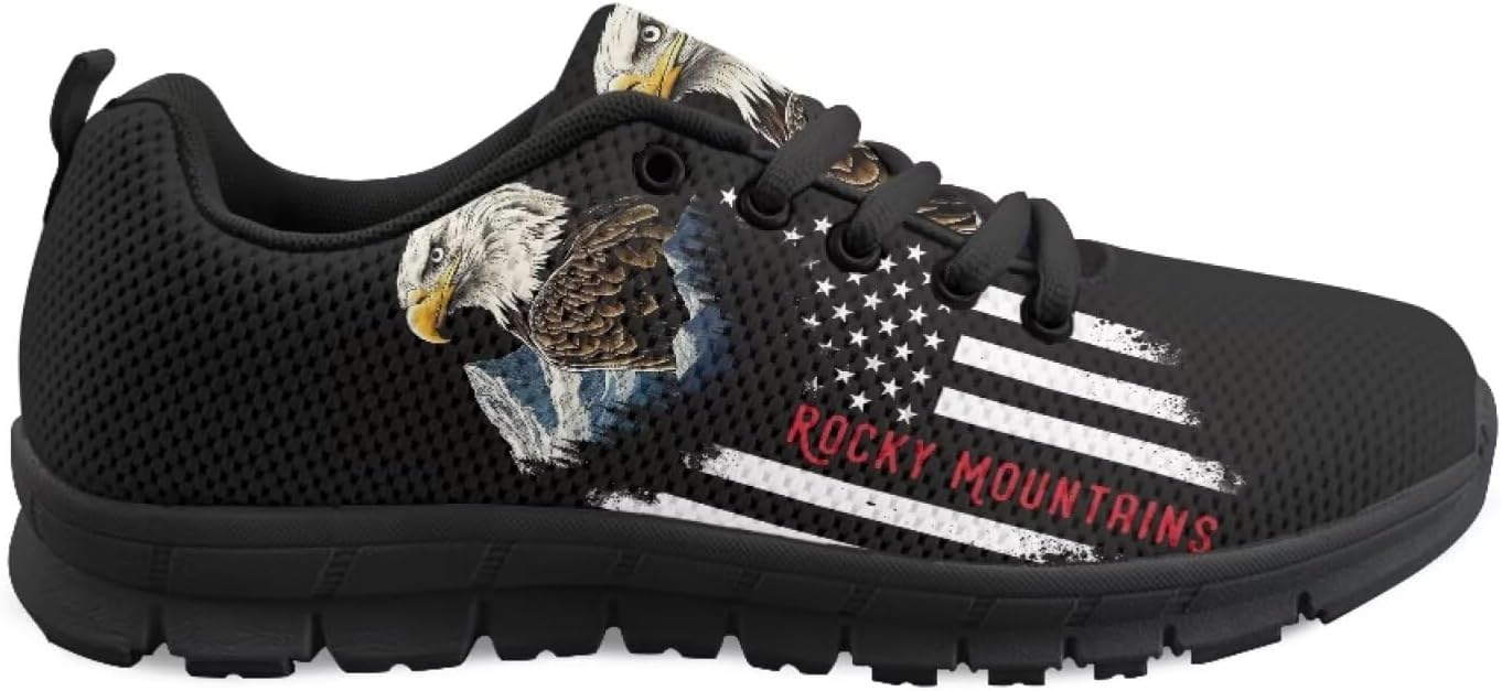 

Кроссовки GETELINSENG с американским флагом для мужчин, кеды, легкие, для прогулок и бега, с подошвой EVA, не скользящие, American Flag Bold Eagle