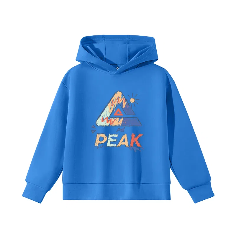 Детский свитшот с капюшоном PEAK розовый мультиколор граффити — фото 3