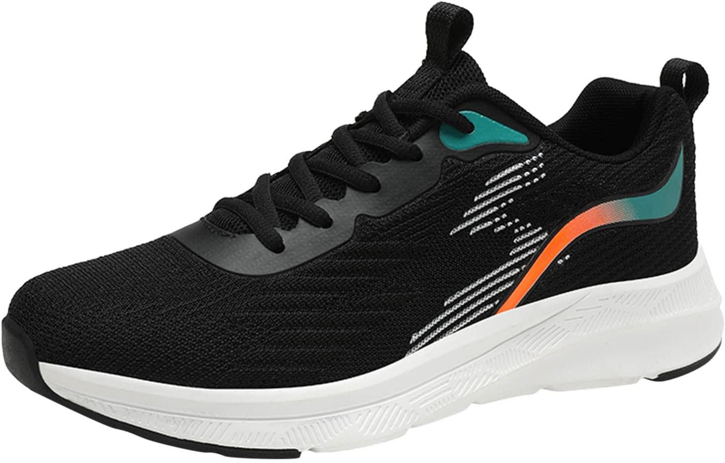 

Мужские низкие кроссовки с сеткой на шнуровке Классические мужские тканевые кроссовки Удобные для прогулок повседневные теннисные кроссовки на шнуровке Generic, черный