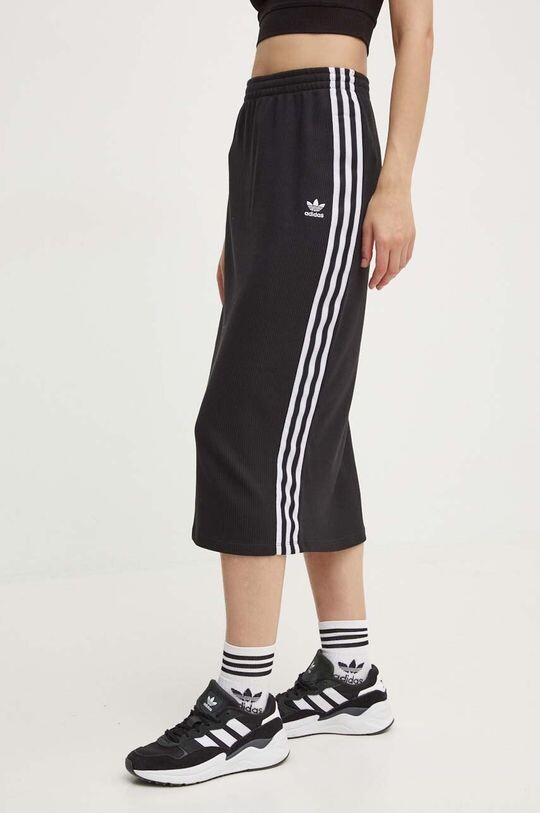 

Вязаная юбка adidas Originals, черный