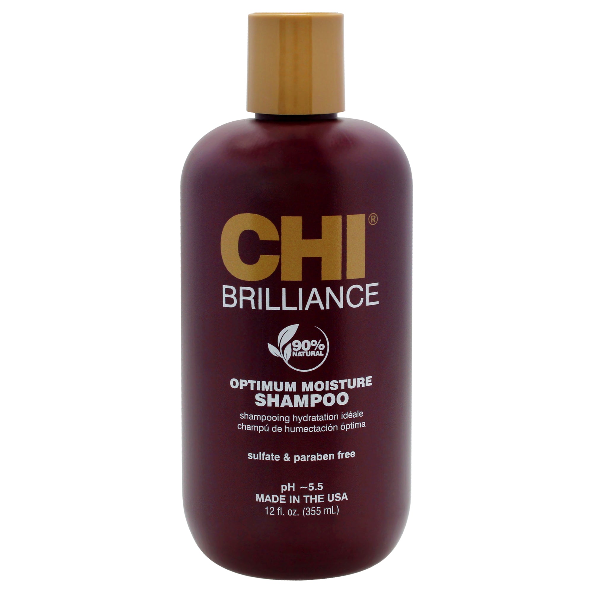 

Увлажняющий шампунь Brilliance Optimum Moisture от CHI для мужчин и женщин - 355 мл, прозрачный