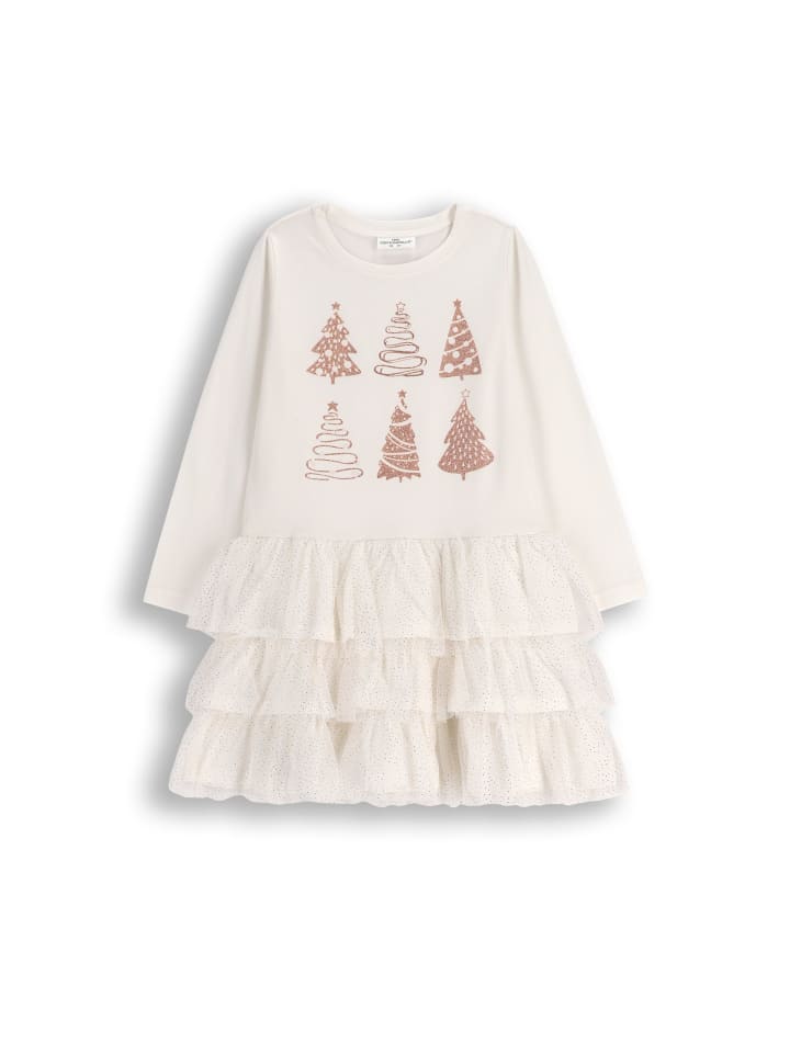 

Coccodrillo Рождественское платье цвета экрю