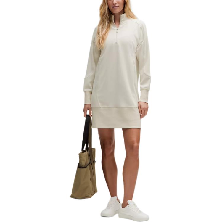 

Женское платье с длинными рукавами Lululemon, Bone/Bone