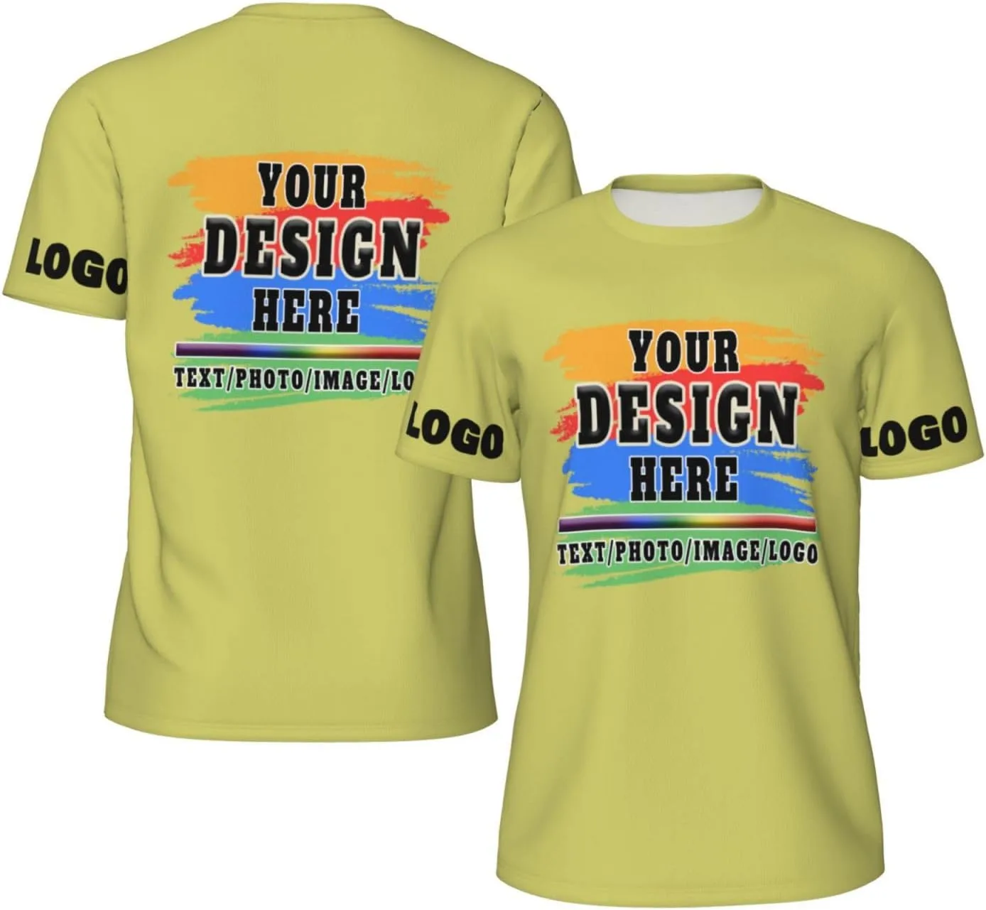 Футболка Custom T Shirt, дизайн Multi-color