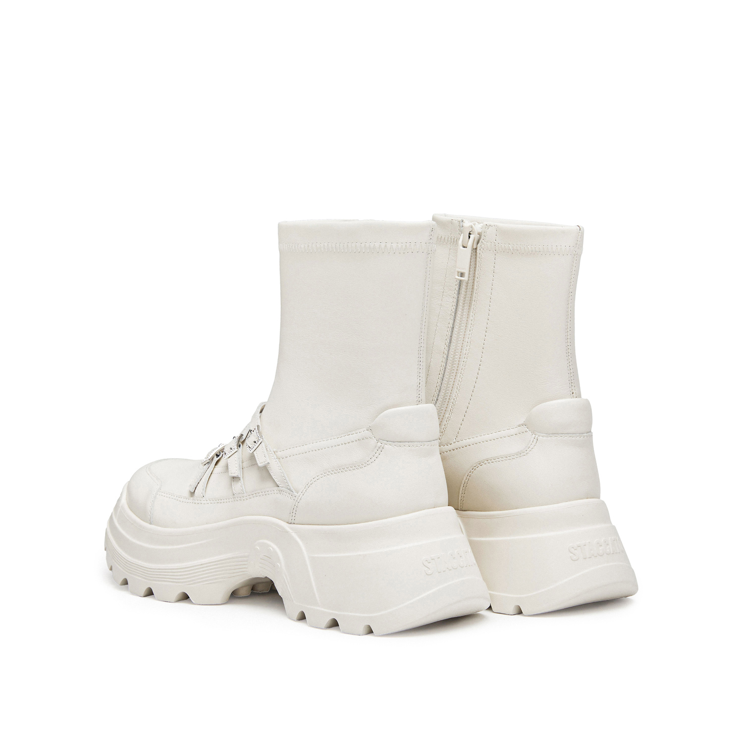Staccato Женские ботинки Dora до щиколотки бежевые с флисовой подкладкой, цвет Beige (Fleece-Lined) — фото 3