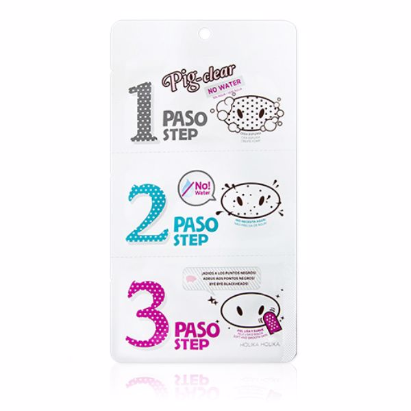 

Крем для лечения кожи лица Pig clear anti espinillas 3 pasos sin agua Holika holika, 1 шт