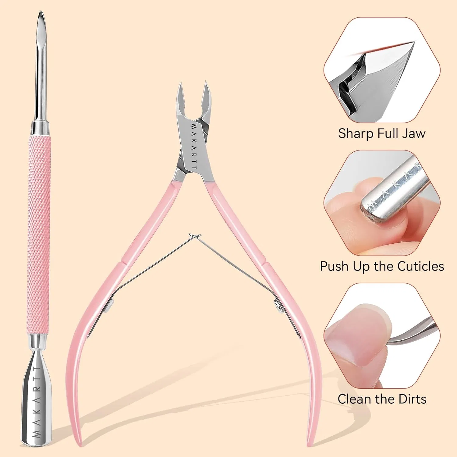Набор для ухода за кутикулой Makartt Makartt, Cuticle Remover Set — фото 3