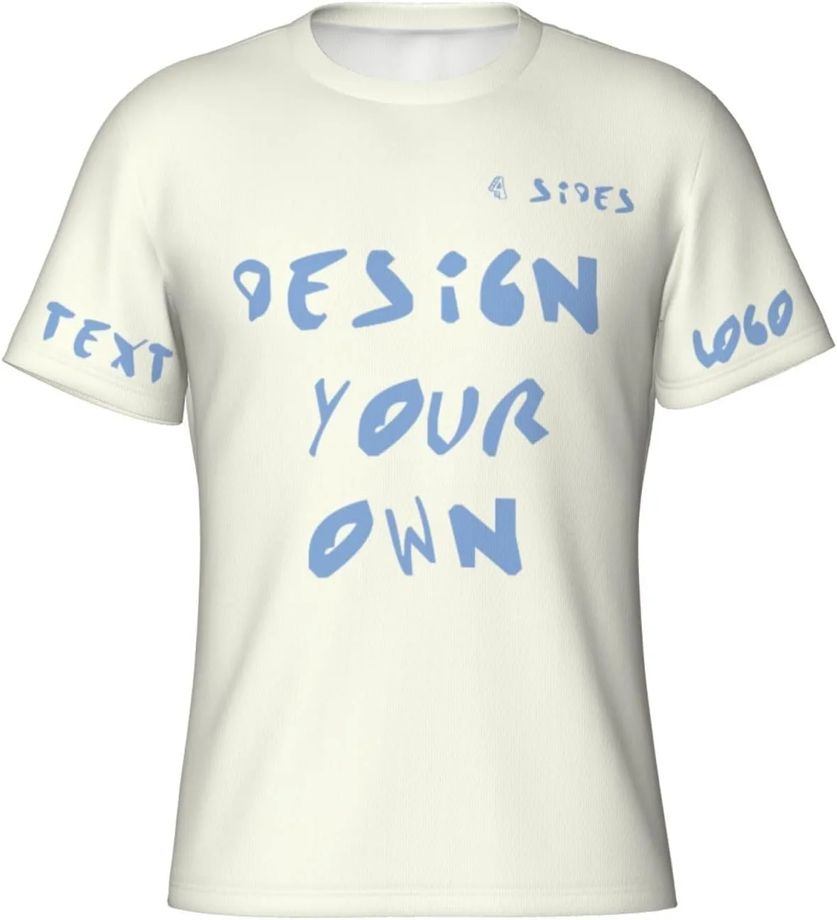 

Футболка Custom с принтом на 4 сторонах