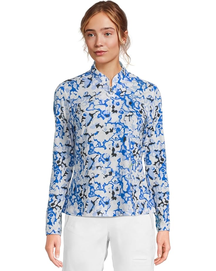 

Топ Jamie Sadock Sunsense Dreamscape Print Long, цвет Electric Blue