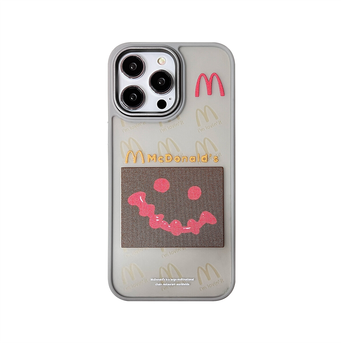 

Чехол для телефона Chi Tang, White - smiley face McDonald's