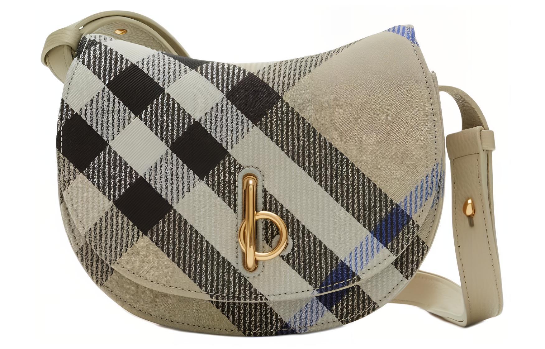 

Burberry Полиэстеровая женская сумка через плечо мшисто-зелёная