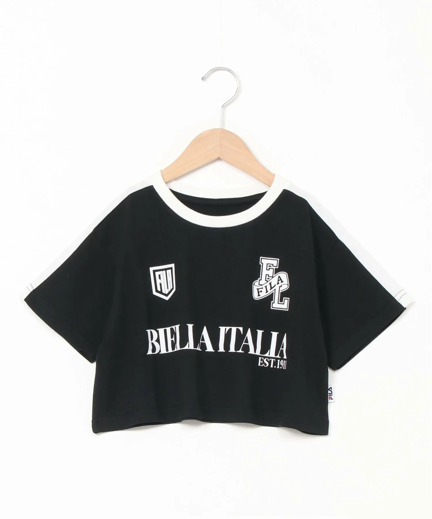 Футболка укороченная /(K) Fila, BK