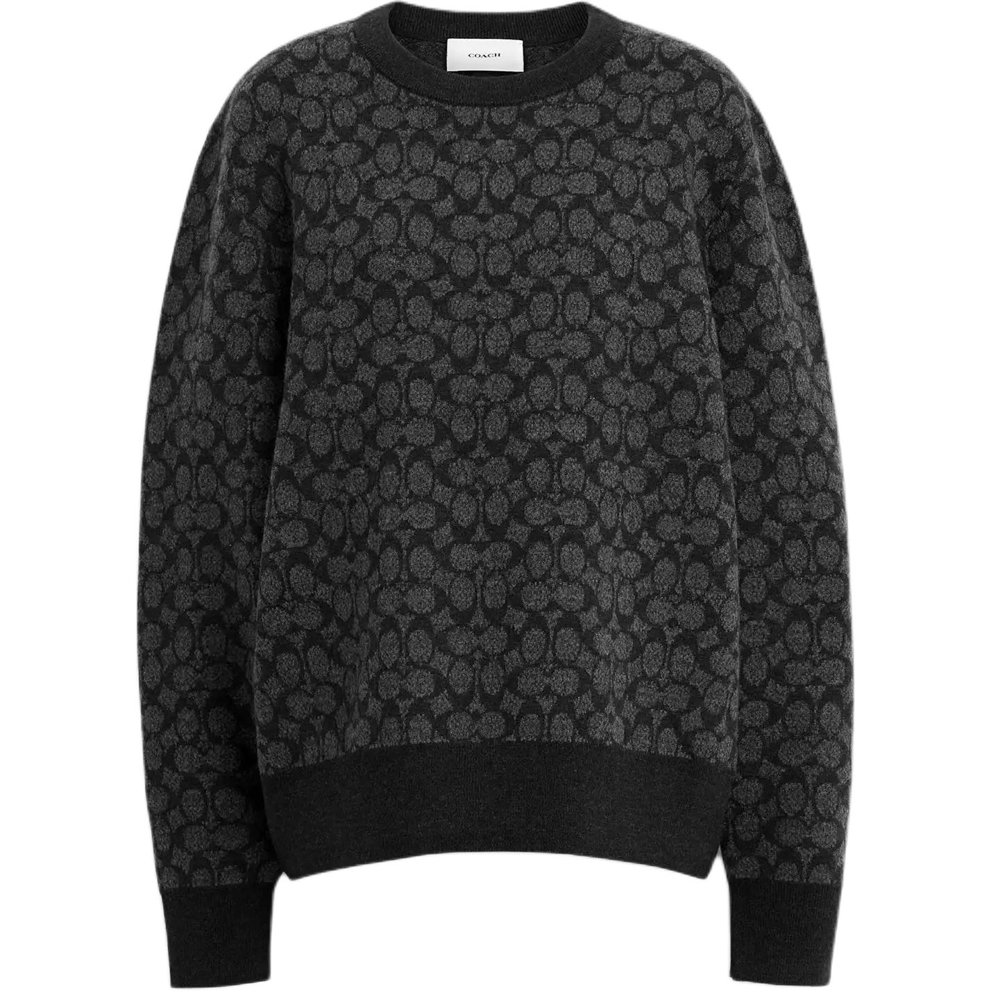 

Свитер унисекс дымчато-серый COACH