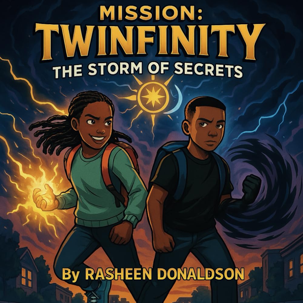 

Mission: Twinfinity - The Storm of Secrets: “When the storm rises, only their bond can break the silence.” (Twinfinity Force) (Independently published)