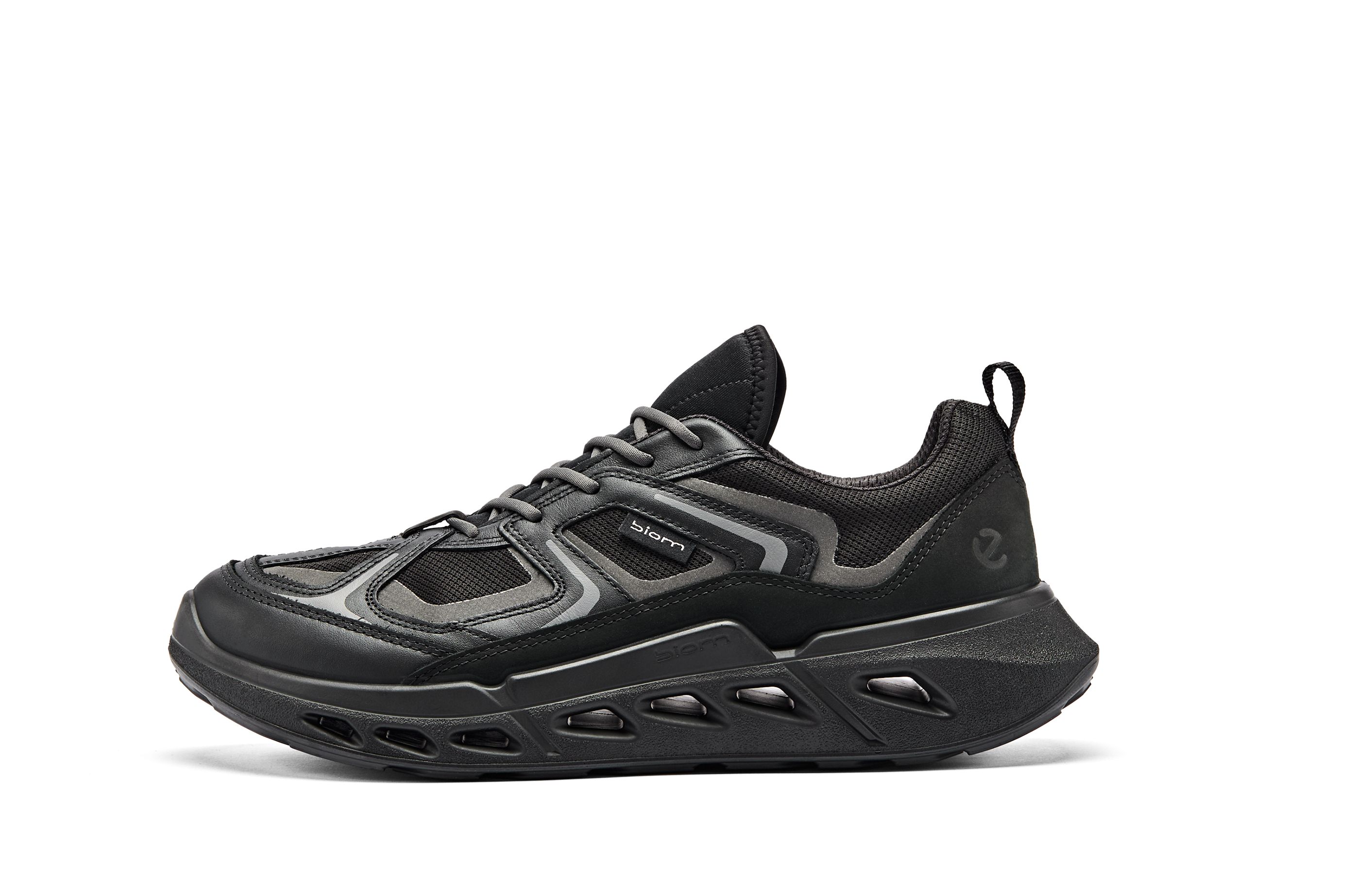 

Ecco SS26 BIOM 720 Collection Кожаные повседневные ботинки мужские Black 850344