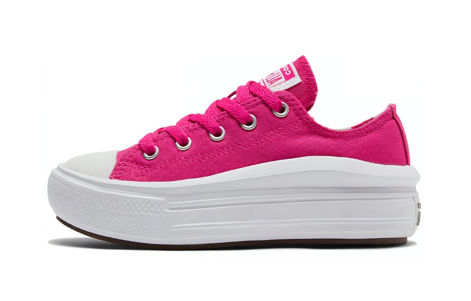 

Детские парусиновые туфли All Star Move PS Low-top Rose Powder Converse