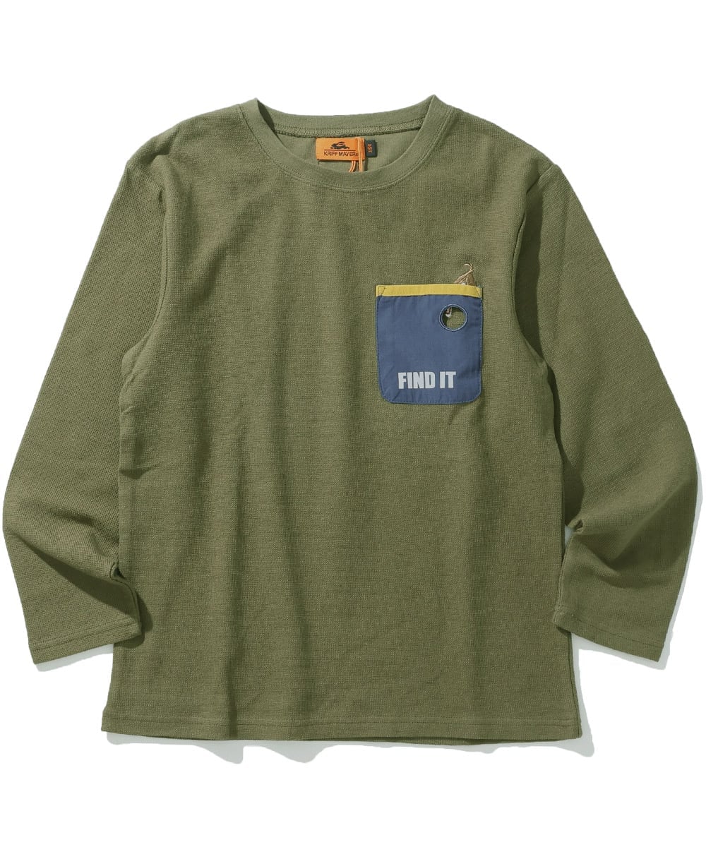 Футболка W Face Poke Crew Kriff Mayer, Khaki