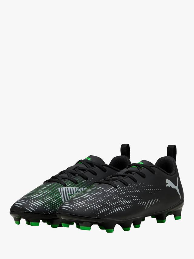 Детские спортивные кроссовки Future 8 Play PUMA, Black/Green — фото 2