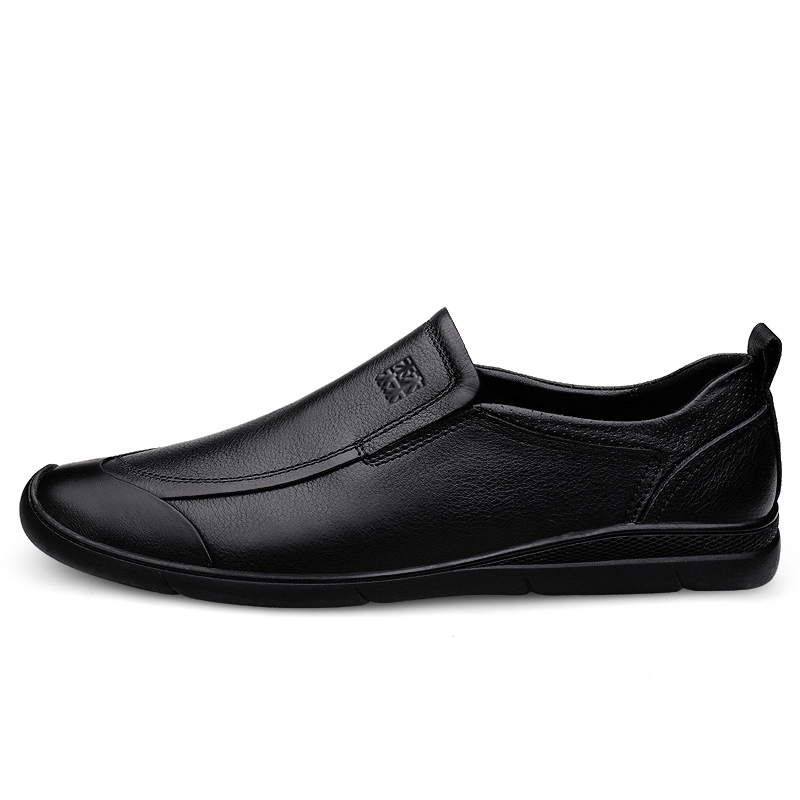 

Повседневные мужские туфли Mulinsen черные на шнуровке