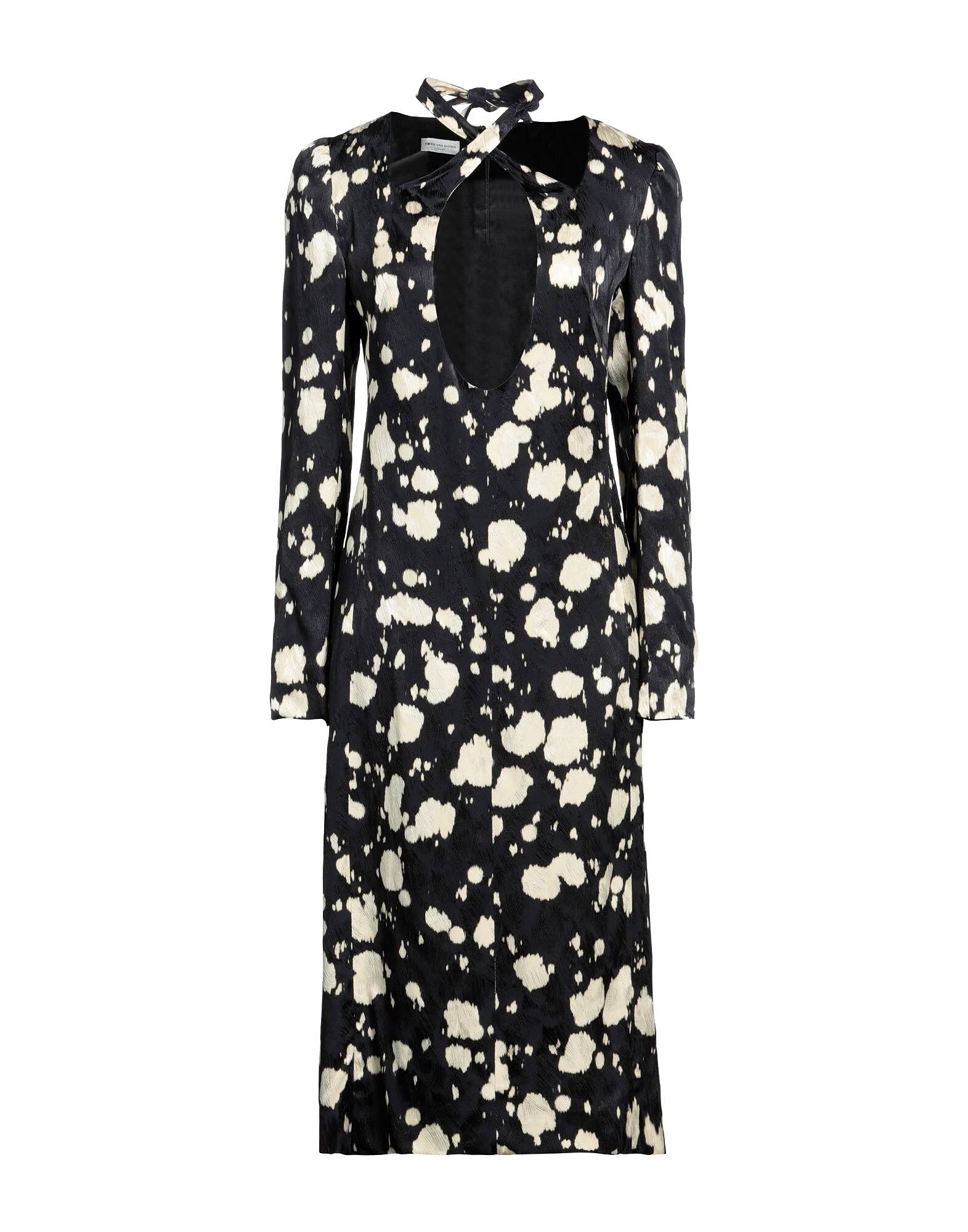 

Платье миди Dries Van Noten, черный