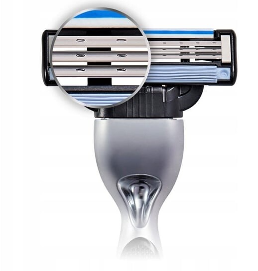 Сменные лезвия для ножей Mach3 8 шт., новое издание Gillette — фото 4