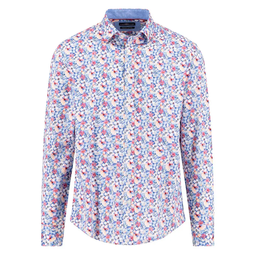 

Рубашка с длинным рукавом Fynch Hatton 15085503, синий