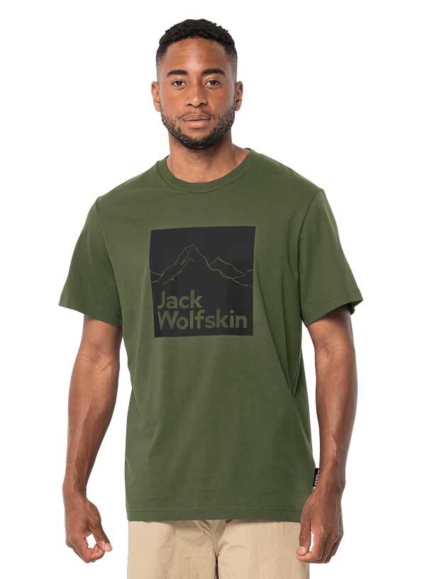 

Футболка Jack Wolfskin BRAND T M, зеленый