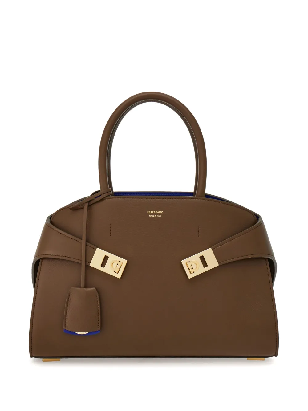 

Маленькая сумка-тоут Hug Ferragamo, коричневый