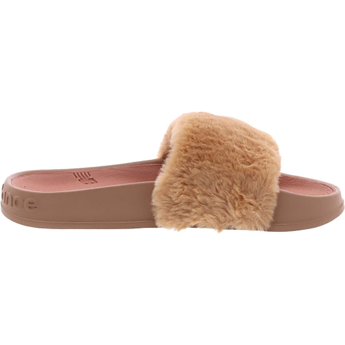 

Женские шлепанцы 200 Fuzzies со стелькой из искусственного меха New Balance, цвет Brown/Brown