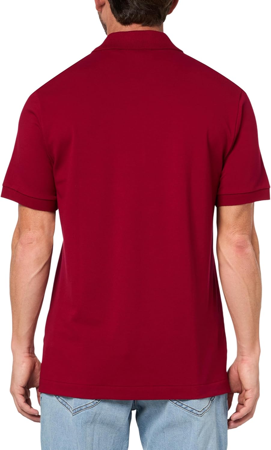 Мужская поло Lacoste Classic Fit L.12.12 из легкого пике, Bordeaux — фото 2