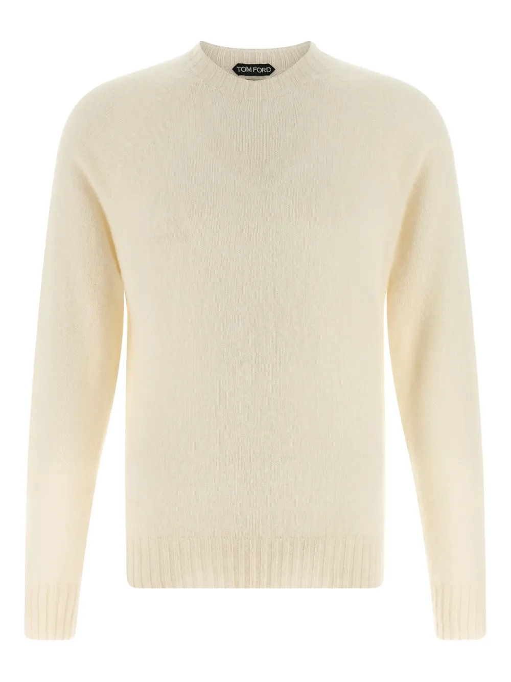 

Кашемировый свитер с круглым вырезом Tom Ford, нейтральный