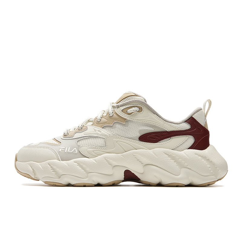 

FILA FERN 2S амортизирующие устойчивые к истиранию дышащие кроссовки с покрытием легкие низкие массивные мужские Antique White