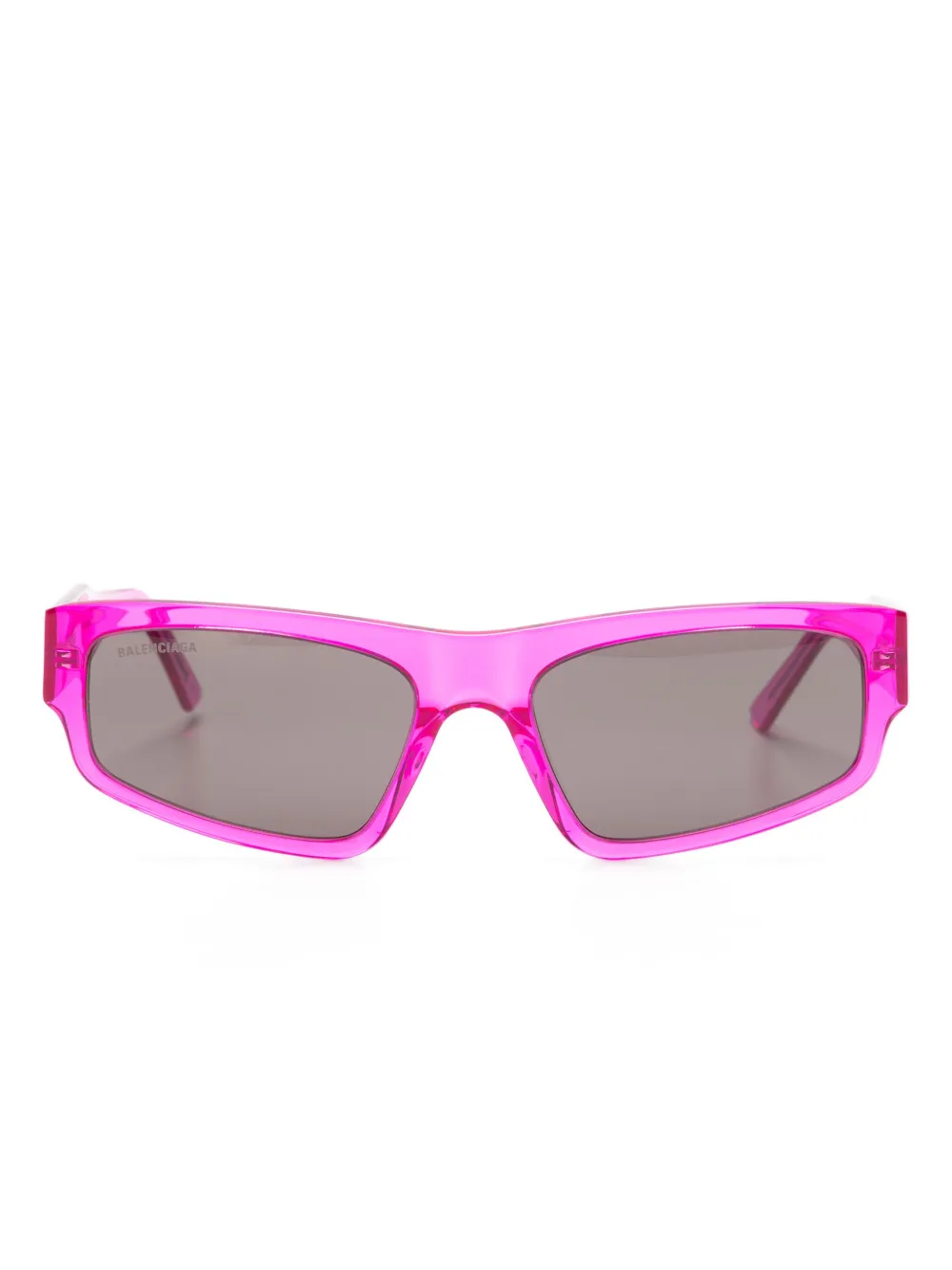 

Солнцезащитные очки в квадратной оправе с логотипом Balenciaga Eyewear, розовый