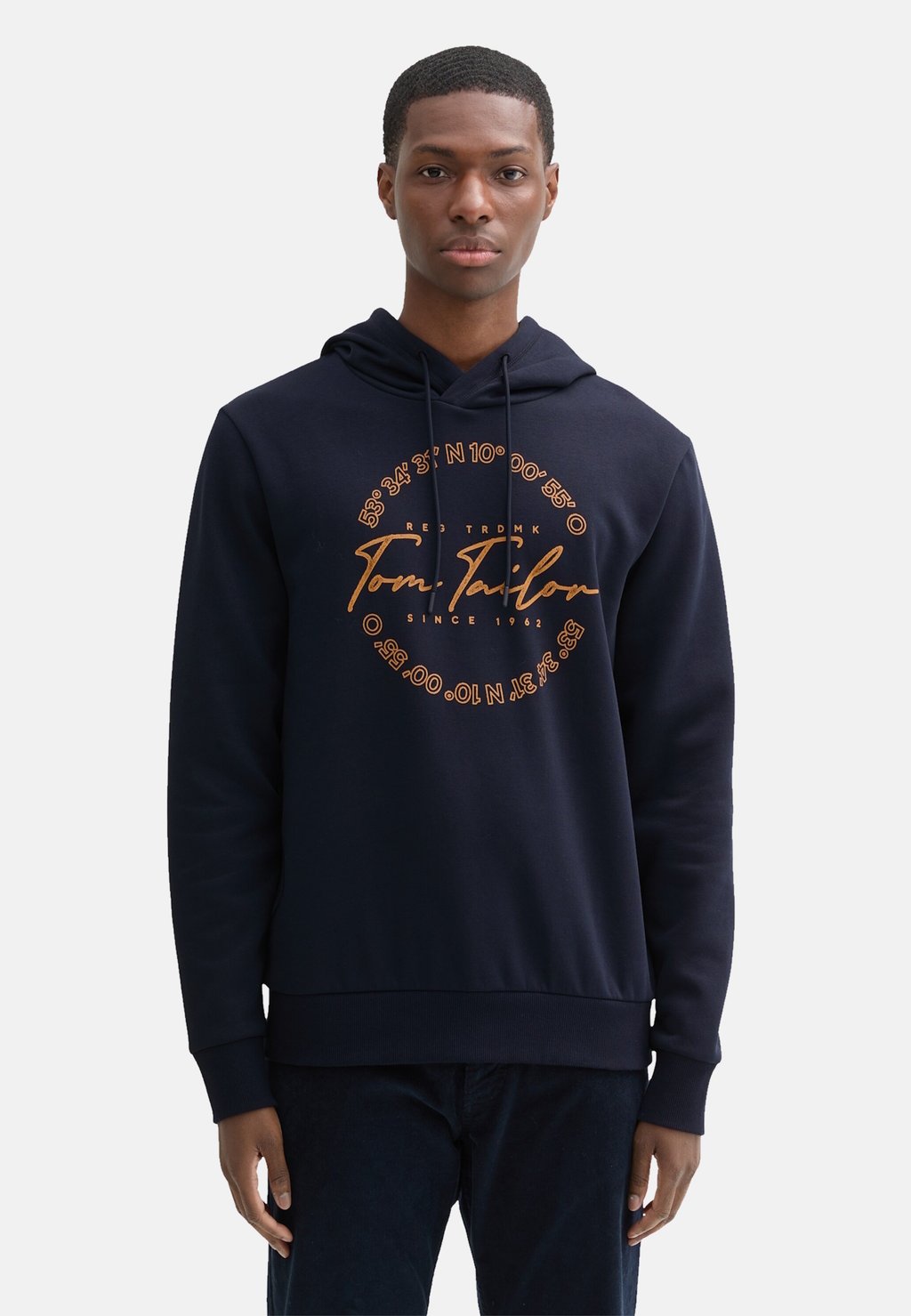 

Толстовка Hoodie TOM TAILOR, темно-синий