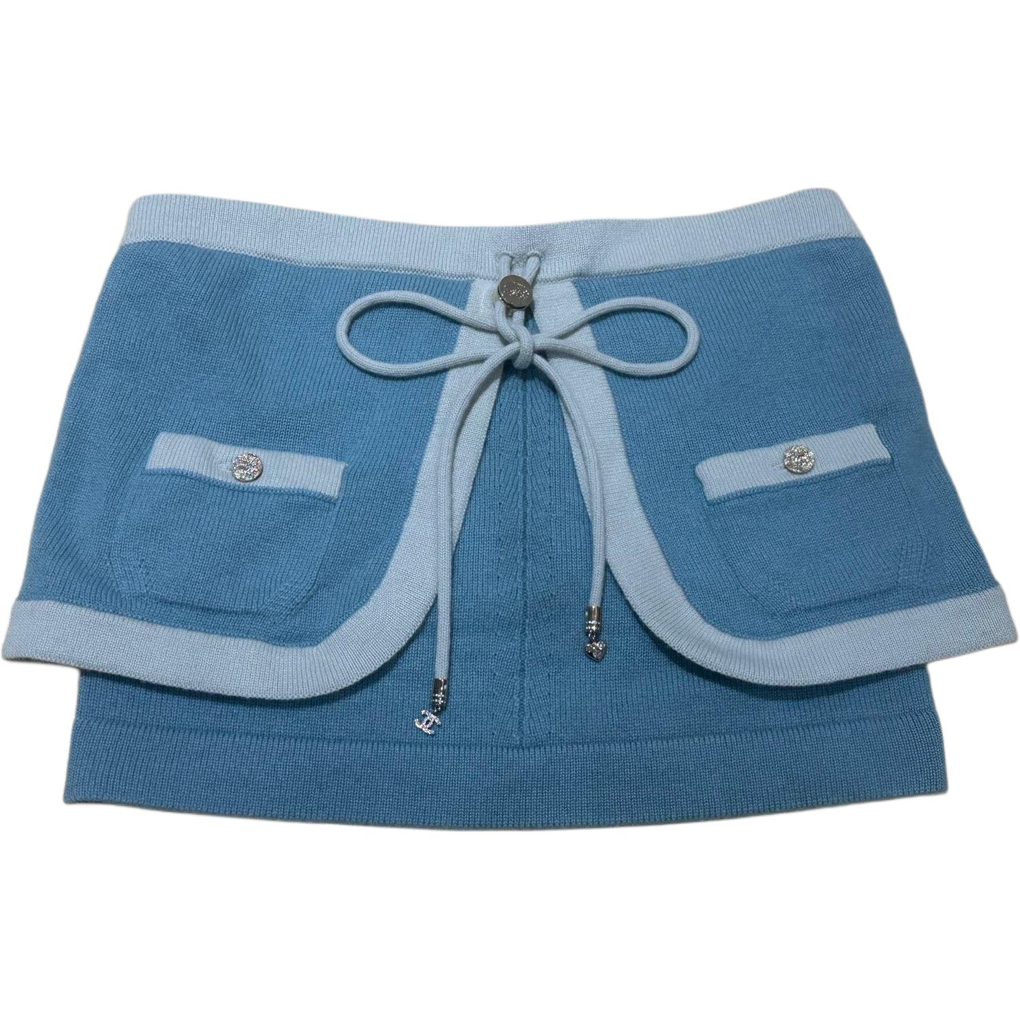 

25A топ без бретелей Women's CHANEL, синий