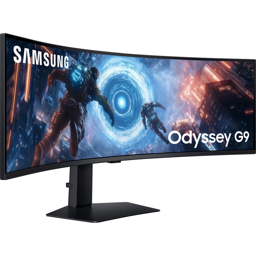 

Samsung Odyssey G9 G91F 49-дюймовый двухэкранный изогнутый сверхширокий игровой монитор 1440p HDR 144 Гц