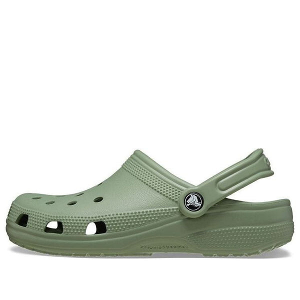

Кроссовки classic clogs 'moss green' Crocs, зеленый