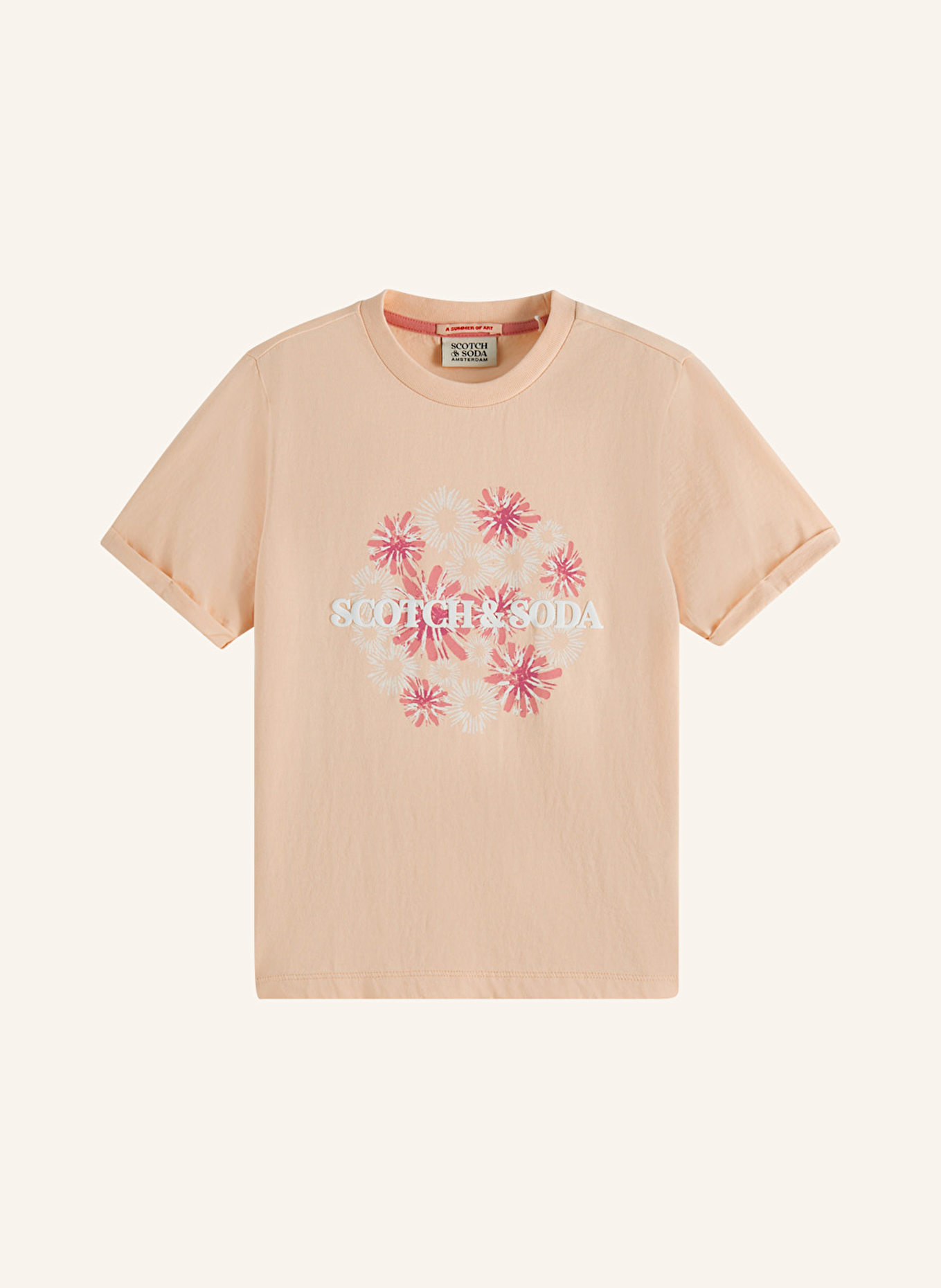 

Футболка Scotch & Soda, оранжевый