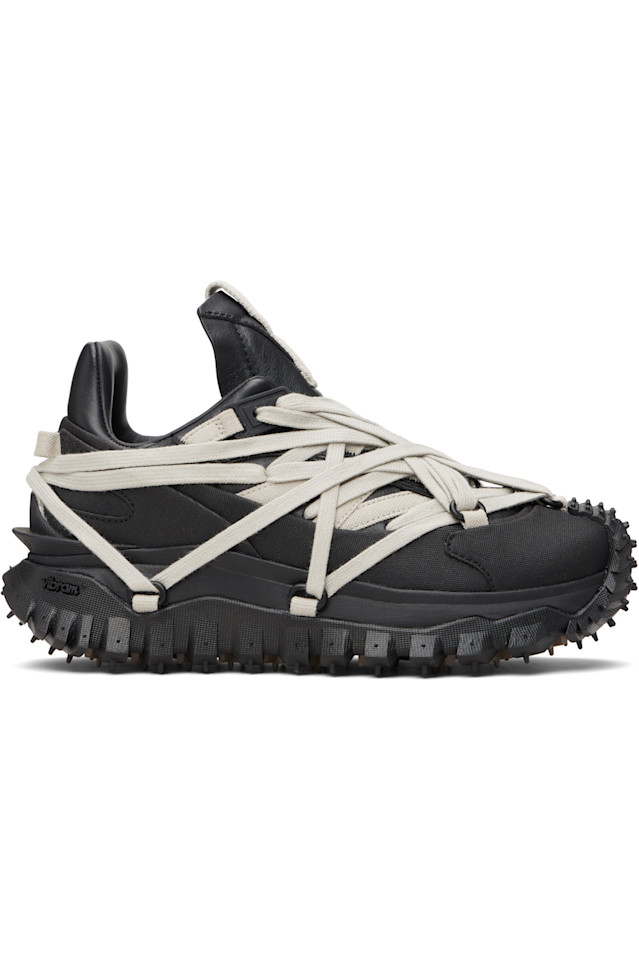 Кроссовки Moncler + Rick Owens Trailgrip Megalace, черный