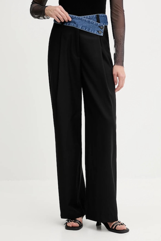 

Брюки из шерстяной смеси DENIMWAIST Desigual, черный