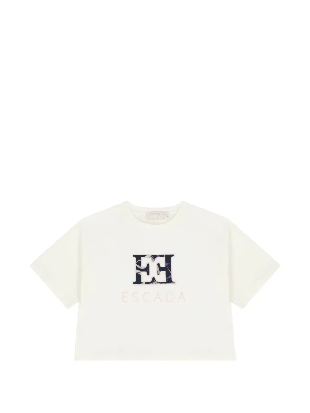 Вышитый топ Escada Kids, белый