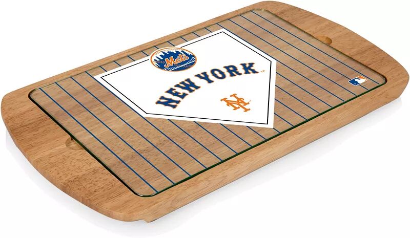 

Поднос Picnic Time New York Mets со стеклянной крышкой