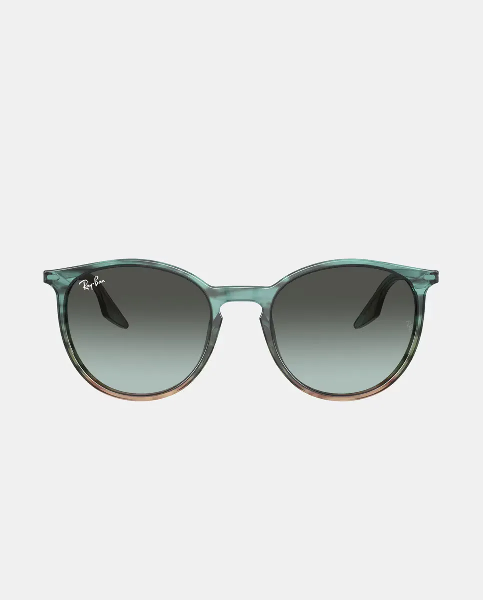 

Овальные синие солнцезащитные очки унисекс из ацетата Ray-Ban