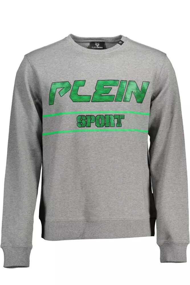 

Plein Sport Изысканная мужская толстовка с длинными рукавами, серый