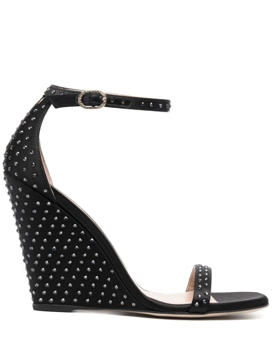 

Босоножки с кристаллами Stuart Weitzman, черный