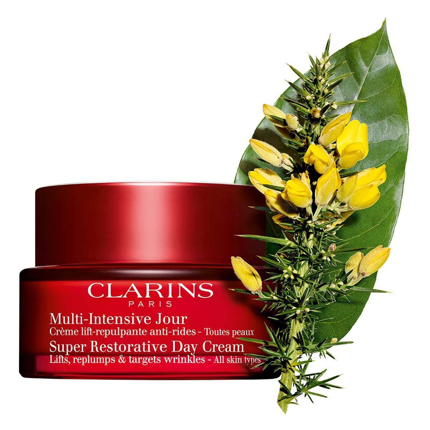 Дневной крем multi-intensive 50+ multi-intensive jour crème toutes peaux Clarins, объем 50 мл — фото 2