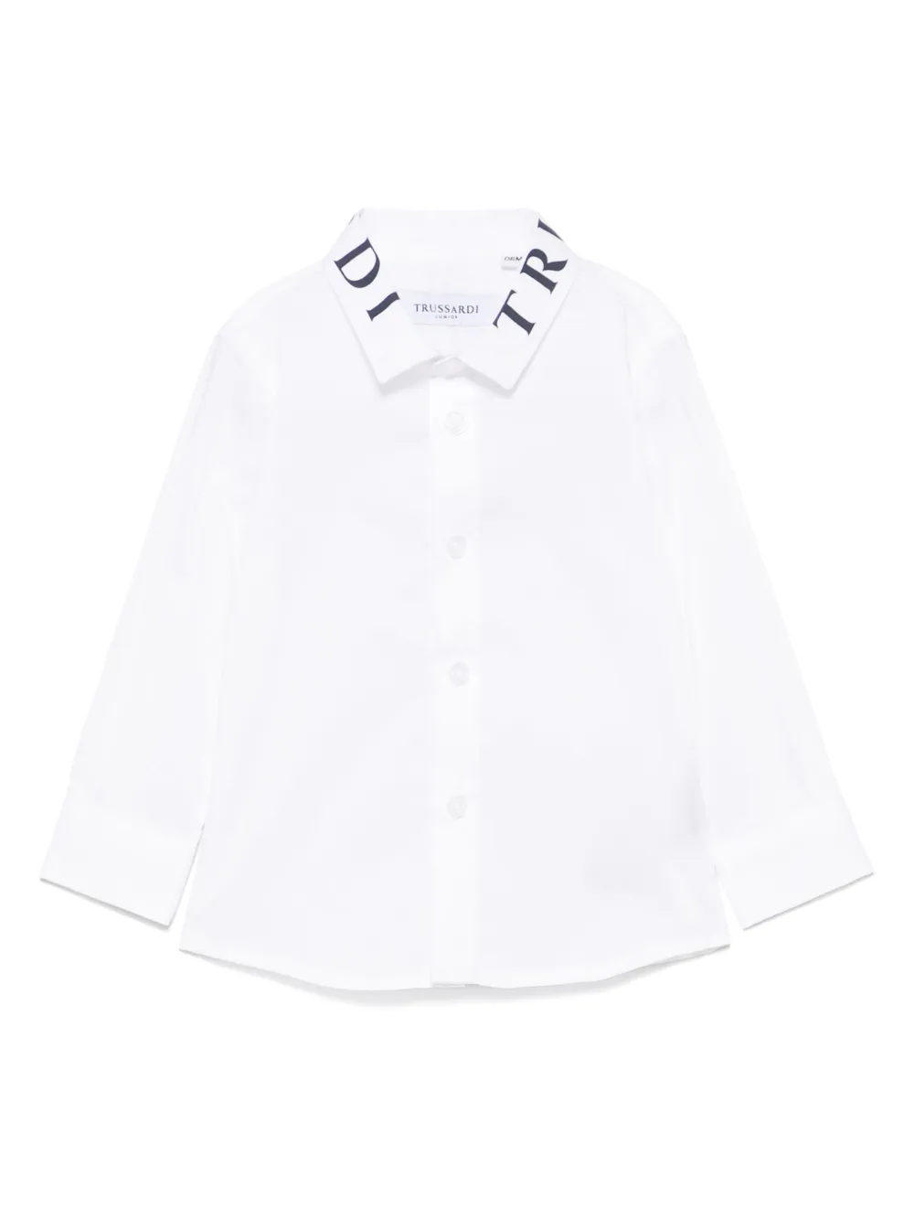 

Рубашка с логотипом TRUSSARDI JUNIOR, белый