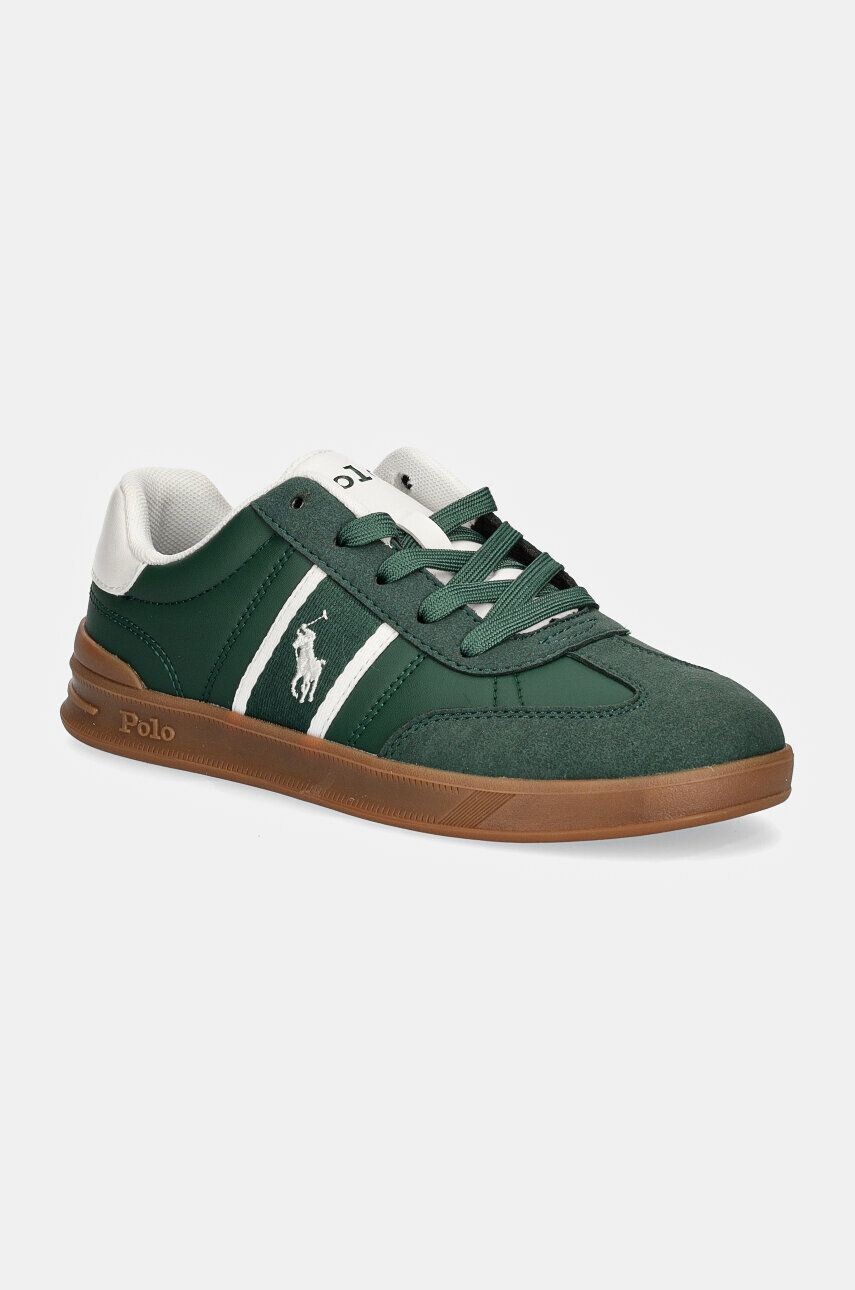

Детские кроссовки Polo Ralph Lauren HERITAGE COURT III T-TOE, зеленый