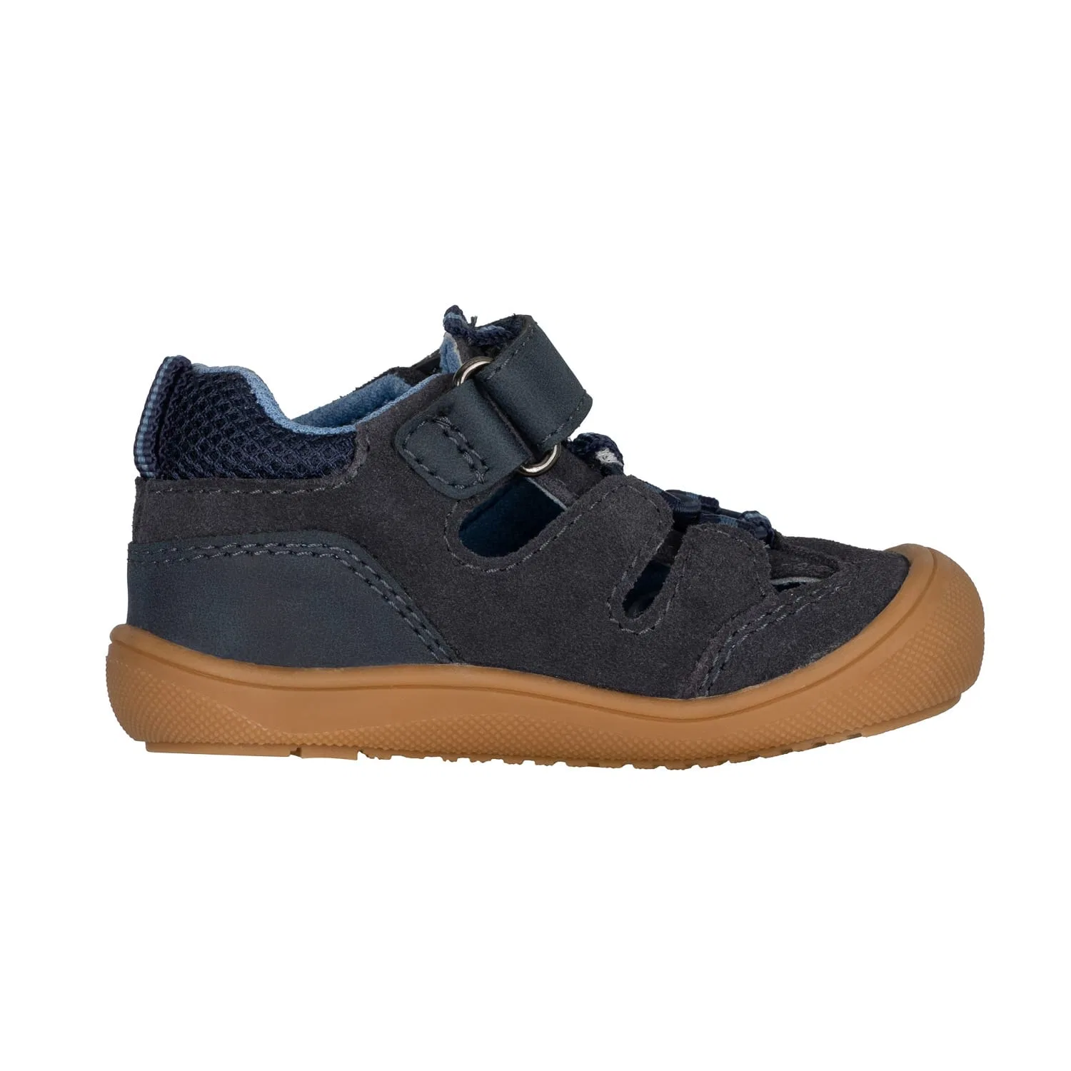 Лауфлерншхуэ Femund из кожи, Trollkids, navy/blue — фото 2