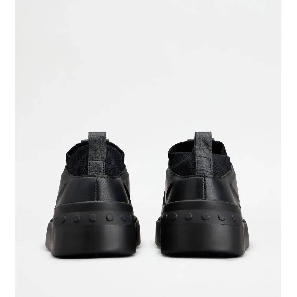 No_Code X in Leather and Technical Fabric TOD's, черный — фото 3